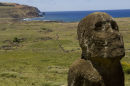 An older Moai